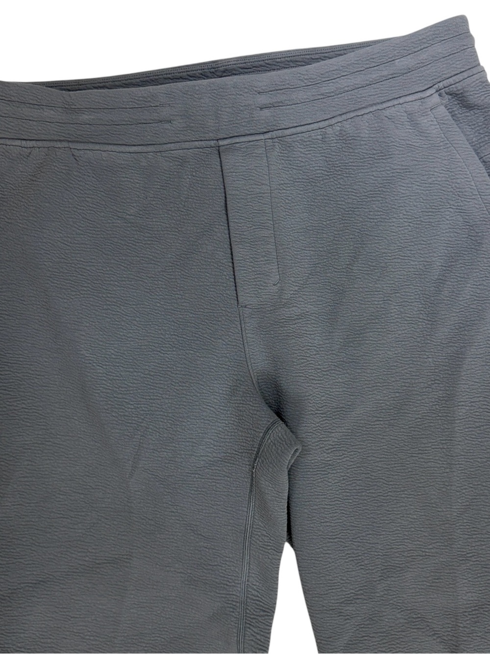 Lululemon Textured Spacer Classic Tapered Pant Mens Large Grey Jogger Sweatpant